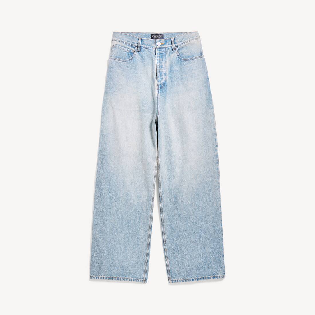Baggy Pants in Light Blue Balenciaga US
