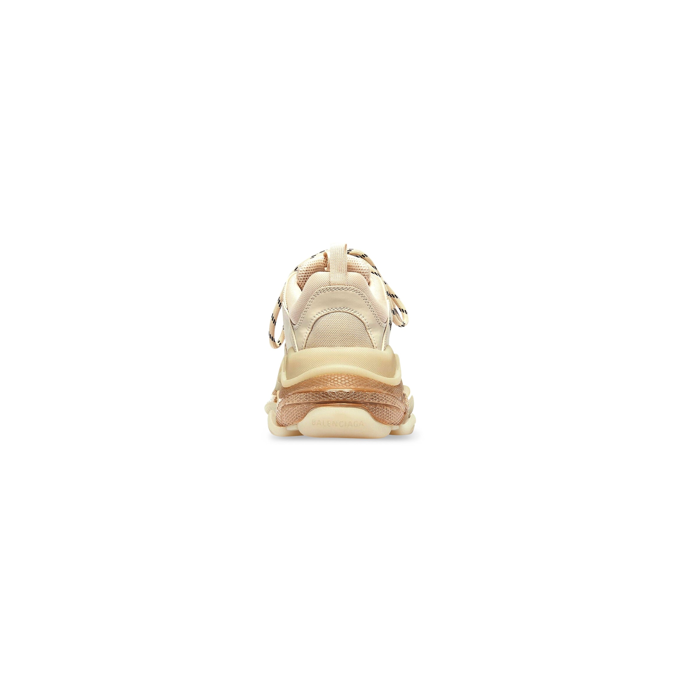 triple s clear sole sneaker