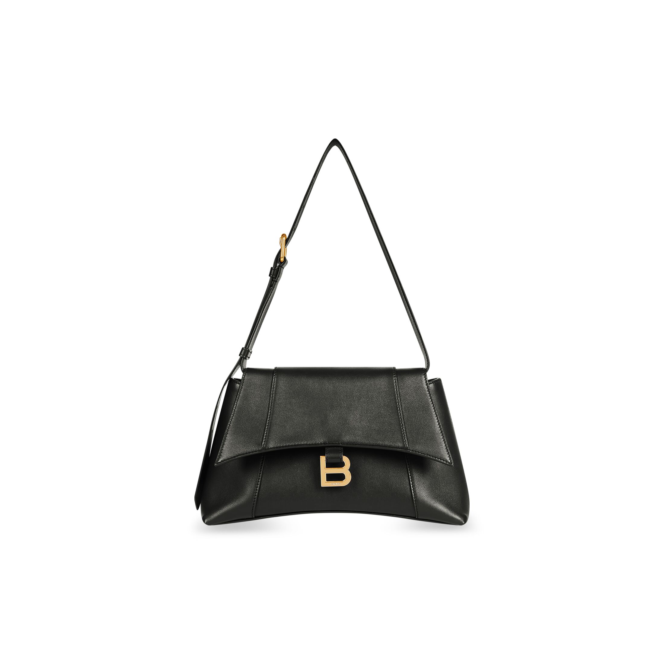 Women's Downtown Small Shoulder Bag in Black Balenciaga US