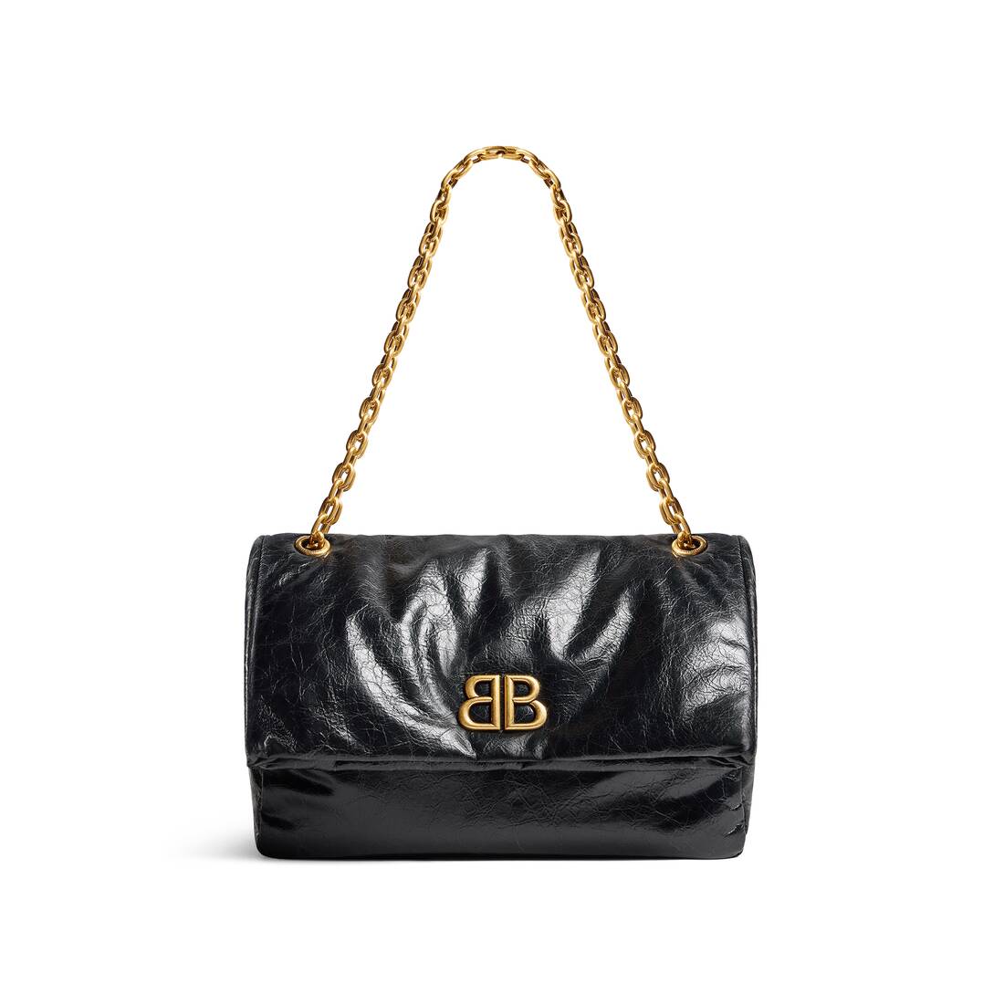 Women's Monaco Chain Bag Medium in Black Balenciaga US