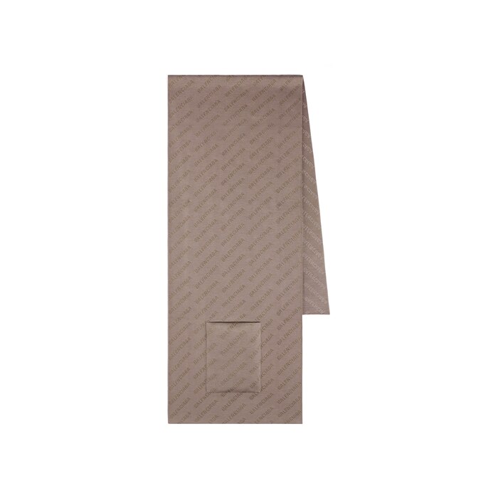 allover logo scarf