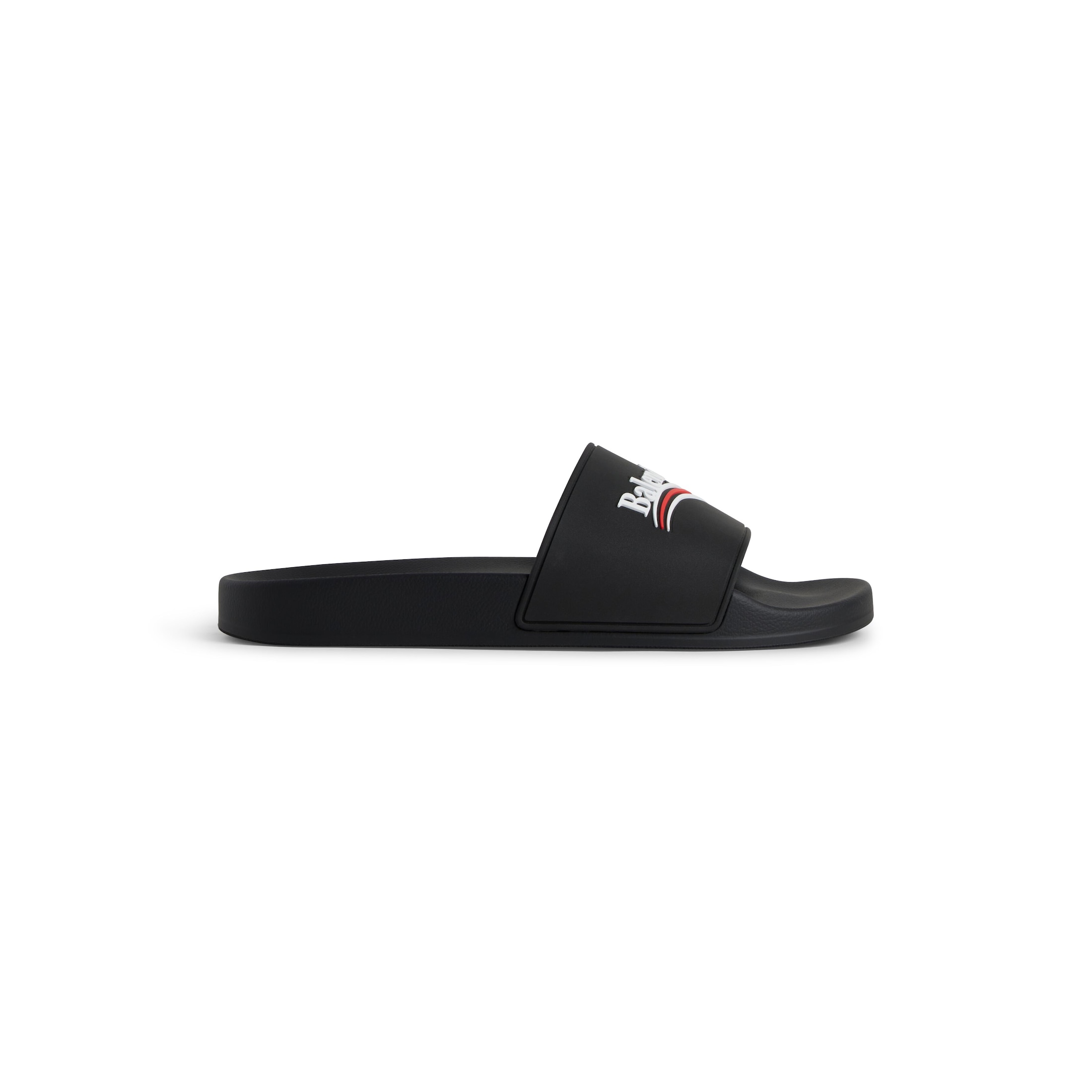 Balenciaga Pool Slide Sandal - Black - Women's - 12 - Tpu
