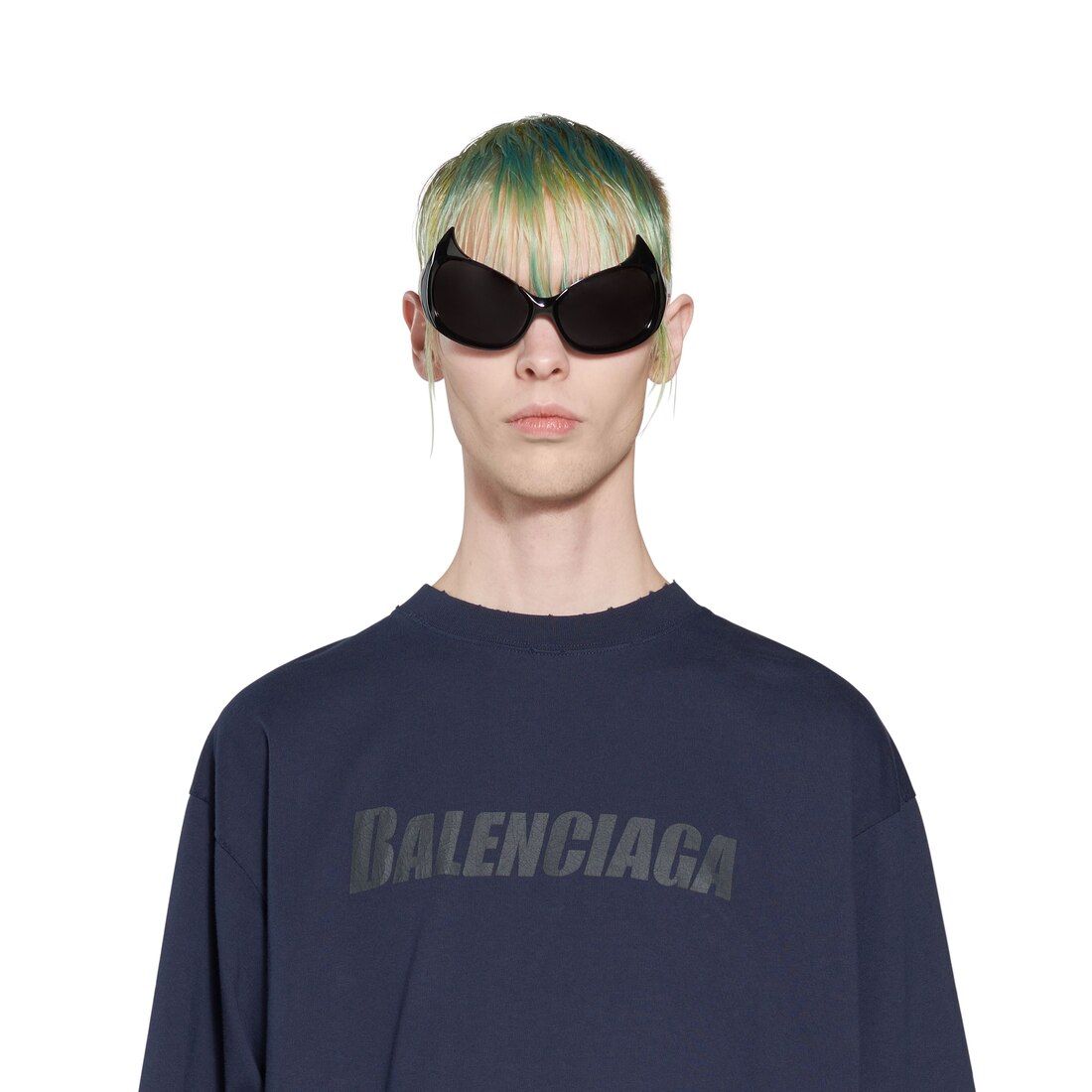 ◆SALE◆直営店◆【BALENCIAGA】Caps ボクシーフィット Tシャツ ホワイト の ウィメンズ Isabelle Boxy Tシャツ スニーカー