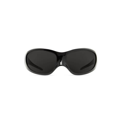 Skin Xxl Cat Sunglasses in Black | Balenciaga US