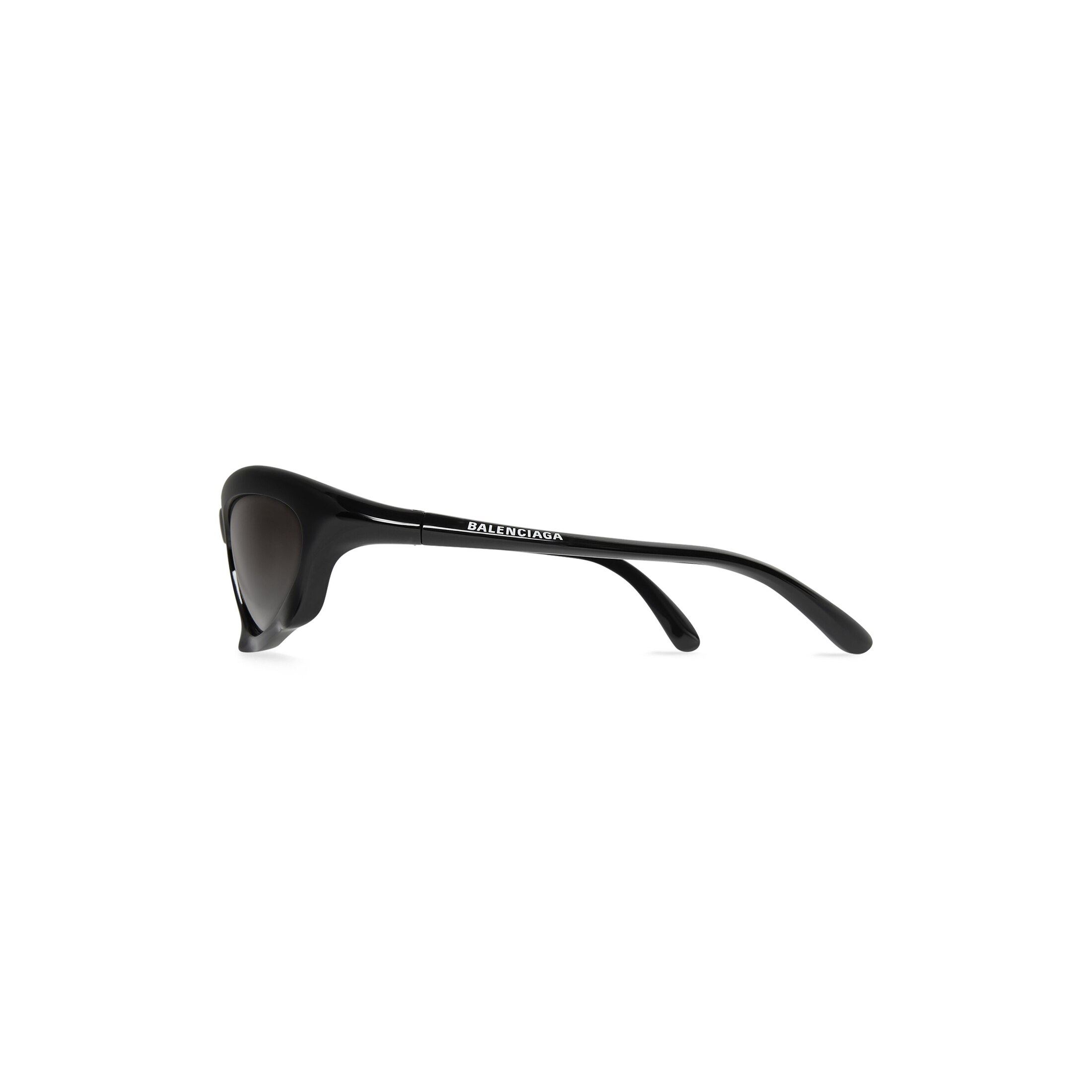 Bat Rectangle Sunglasses in Black | Balenciaga US