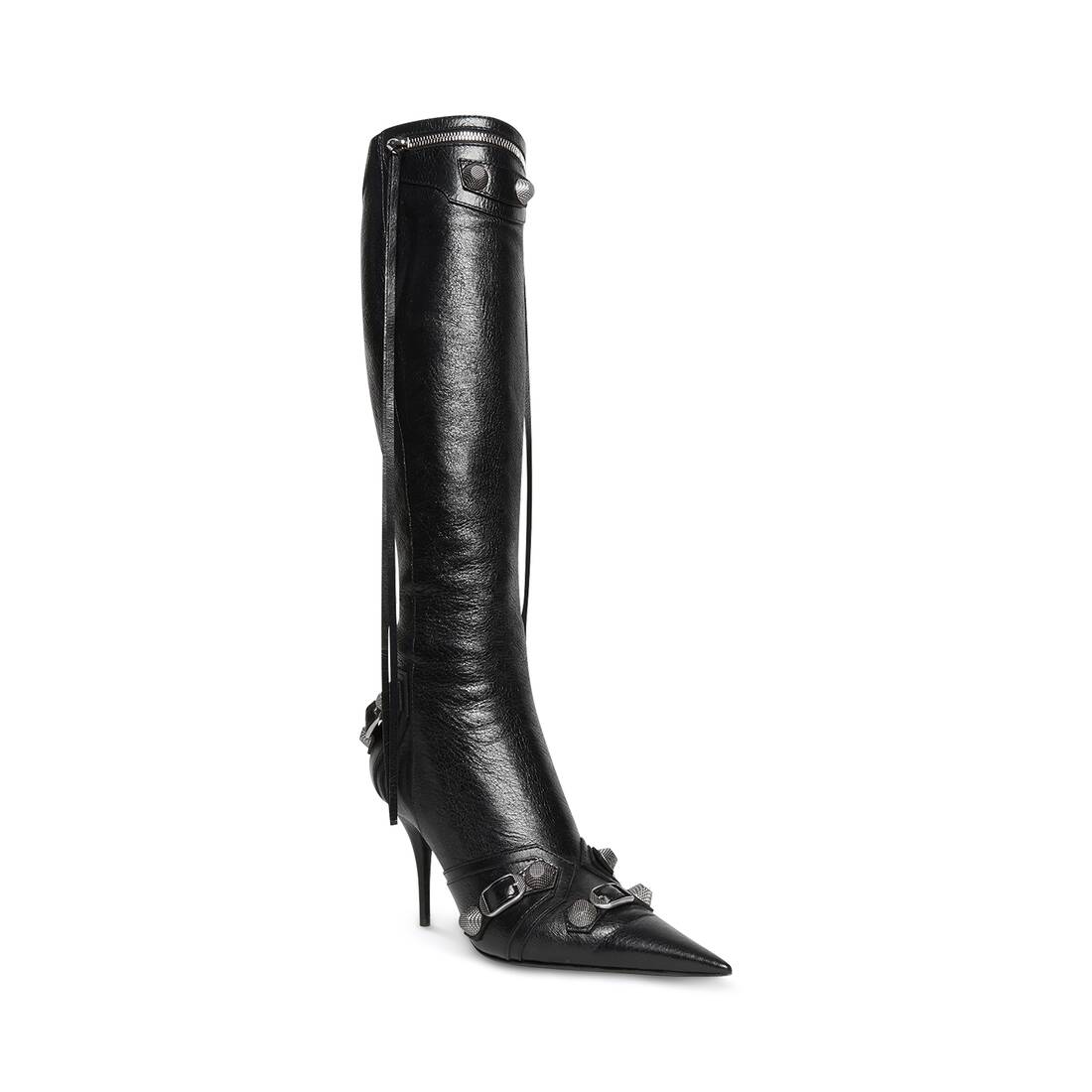 BALENCIAGA Scrunch stretchleather ankle boots  Sale up to 70 off  THE  OUTNET