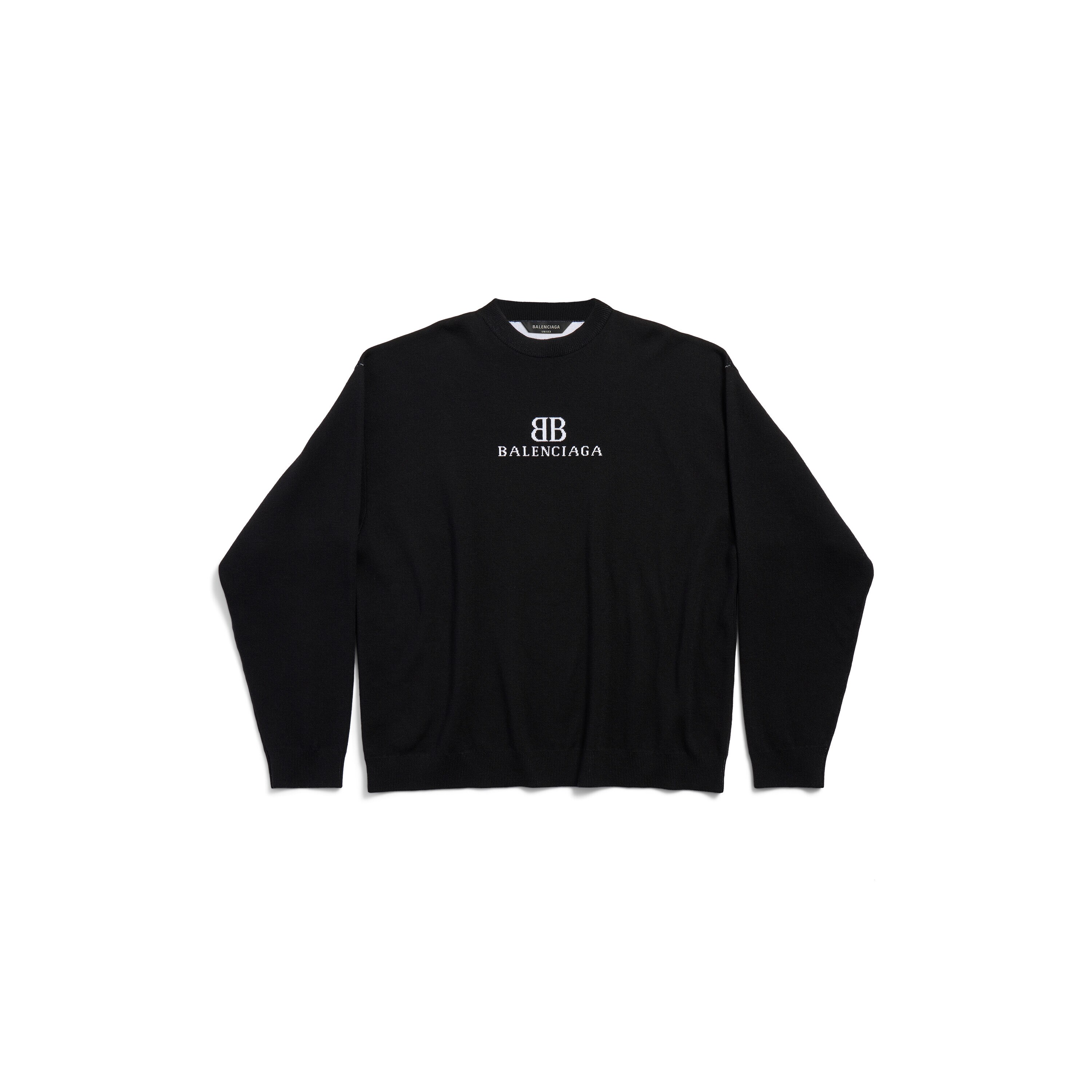 Balenciaga black sweatshirt online