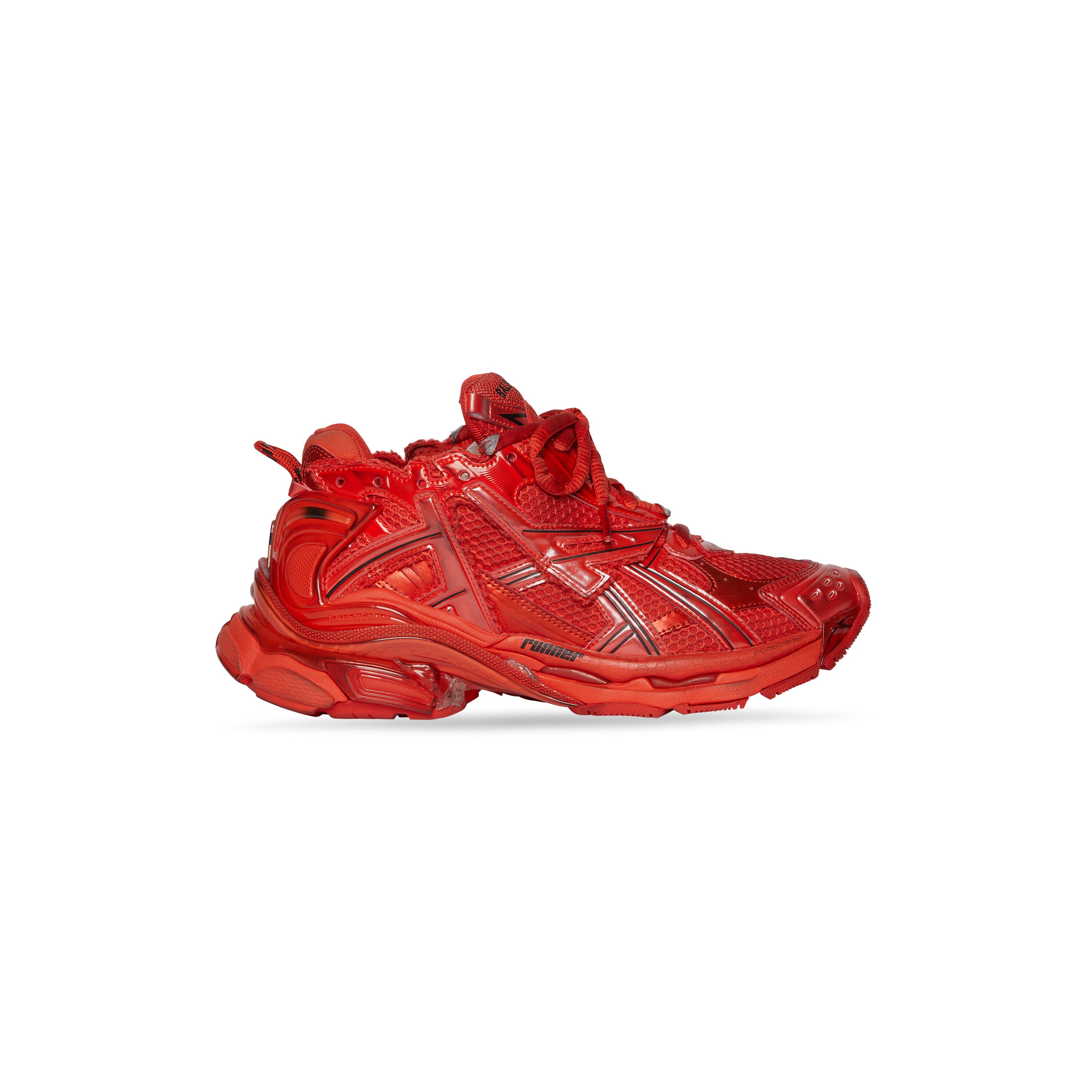 red balenciaga runners