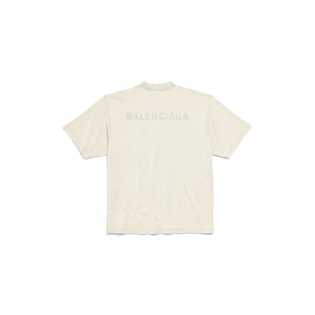 Men's New Balenciaga Back T-shirt Medium Fit in Grey | Balenciaga US