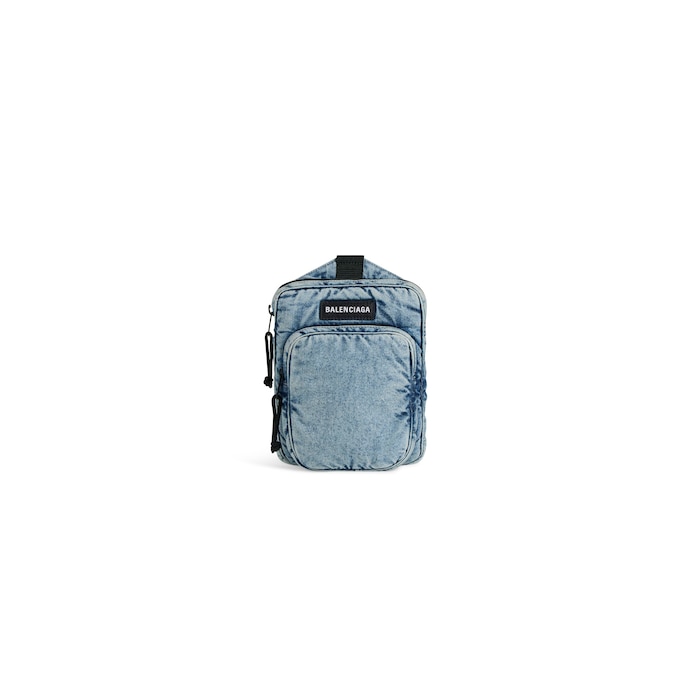 explorer crossbody messenger bag denim