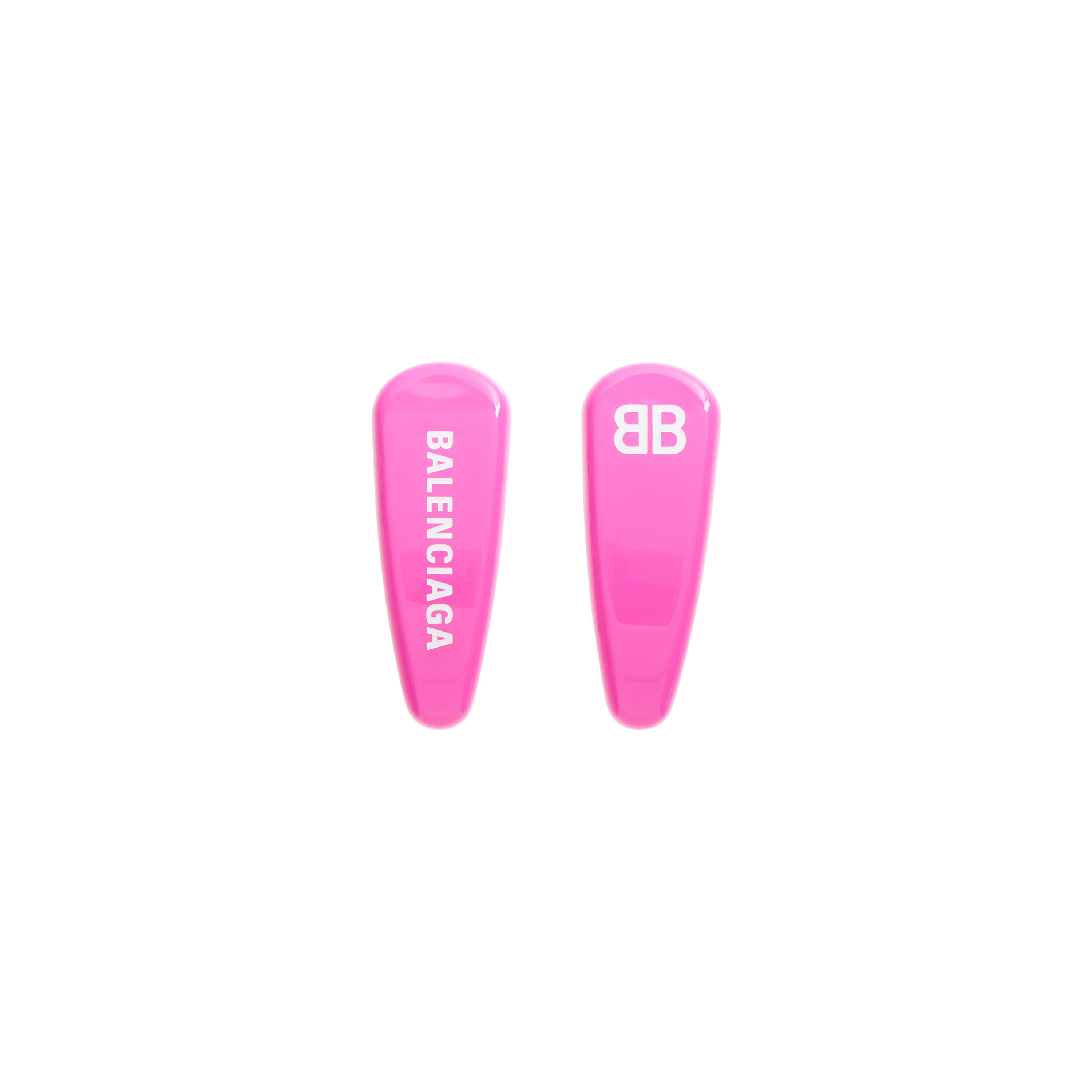 Women's Holli Hair Clip Set in Fuchsia | Balenciaga NL