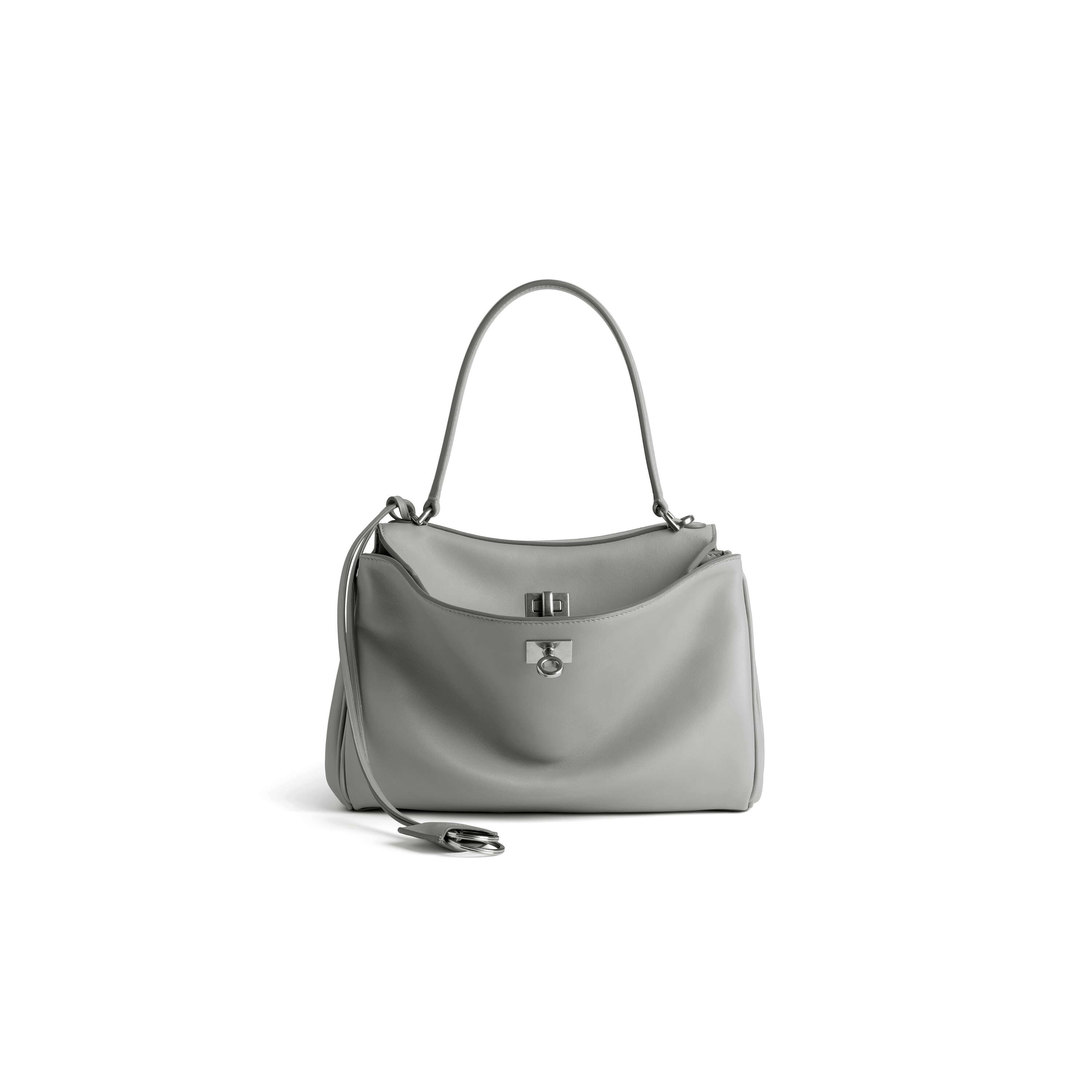＊BALENCIAGA＊Rodeo スモール 型押しハンドバッグ 関税送料込み ホワイト の ウィメンズ Rodeo ハンドバッグ ミディアム