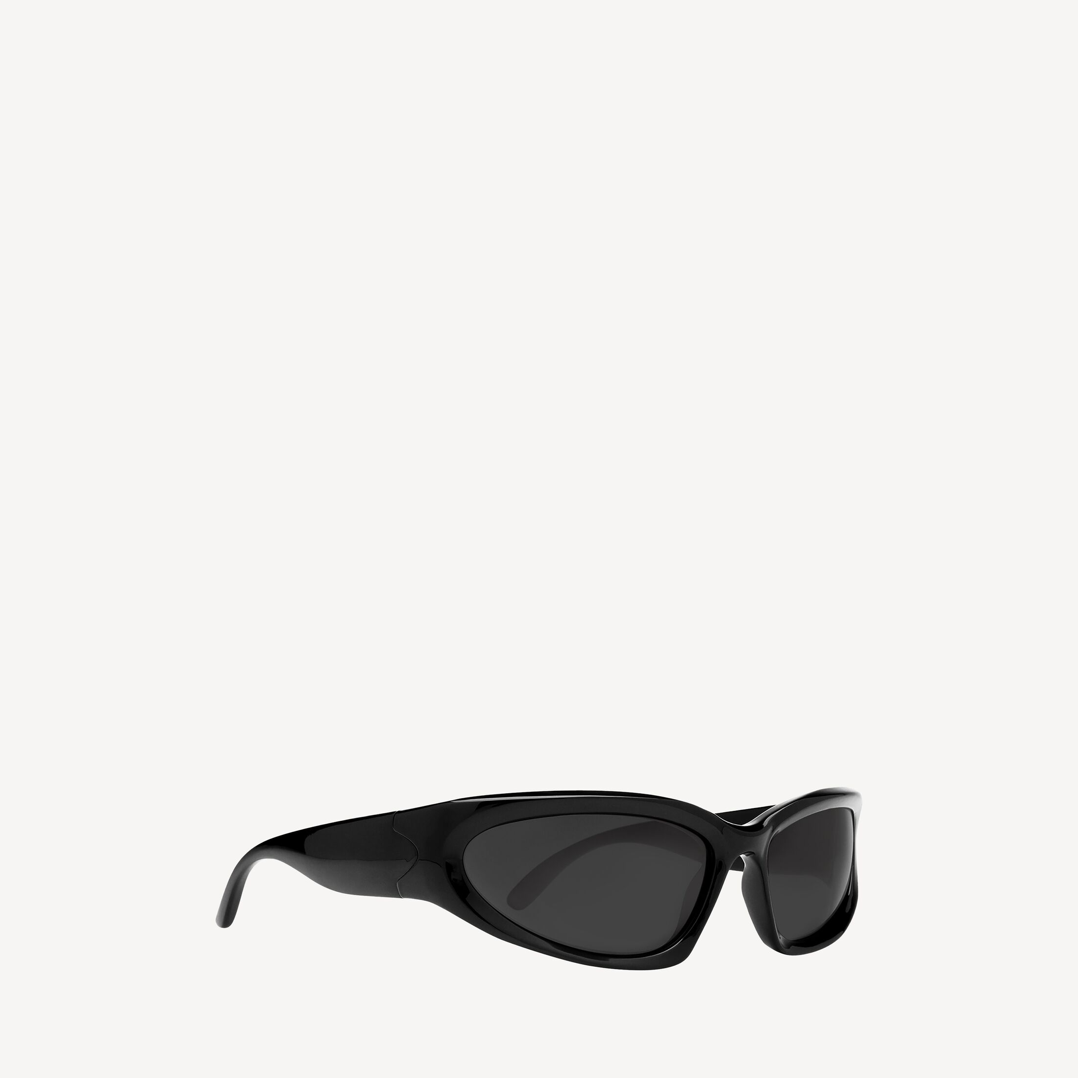 Swift Oval Sunglasses in Black Balenciaga US