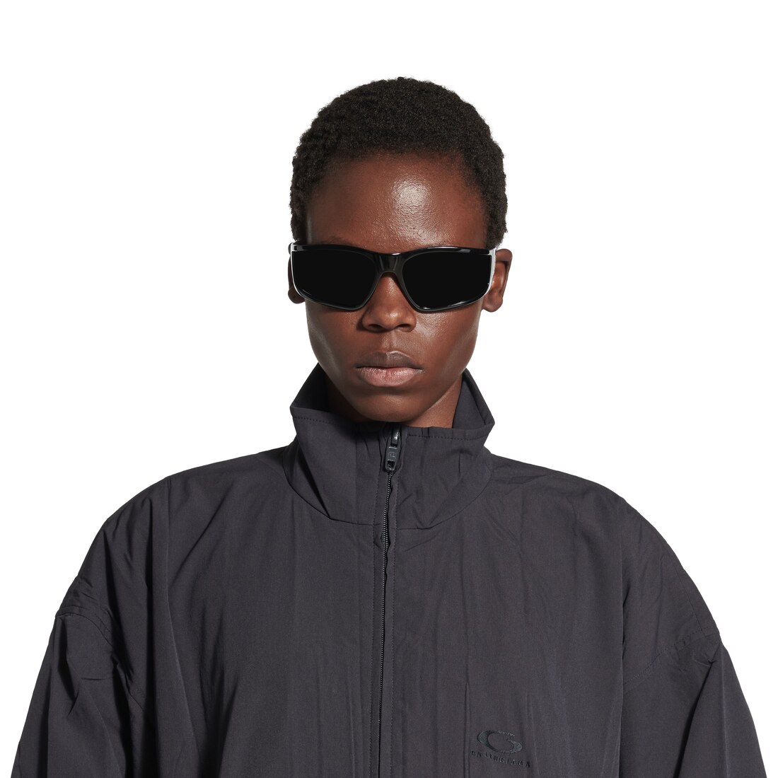 送料込+BALENCIAGA+Sunset D-frame サングラス ホワイト の ウィメンズ Sunset D-Frame サングラス スニーカー