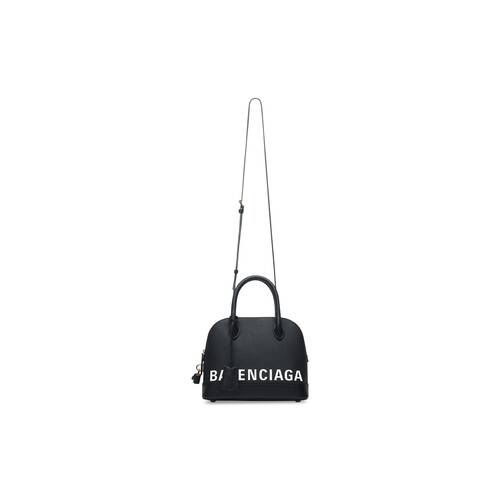 Women's Ville Small Top Handle Bag in Black/white | Balenciaga US