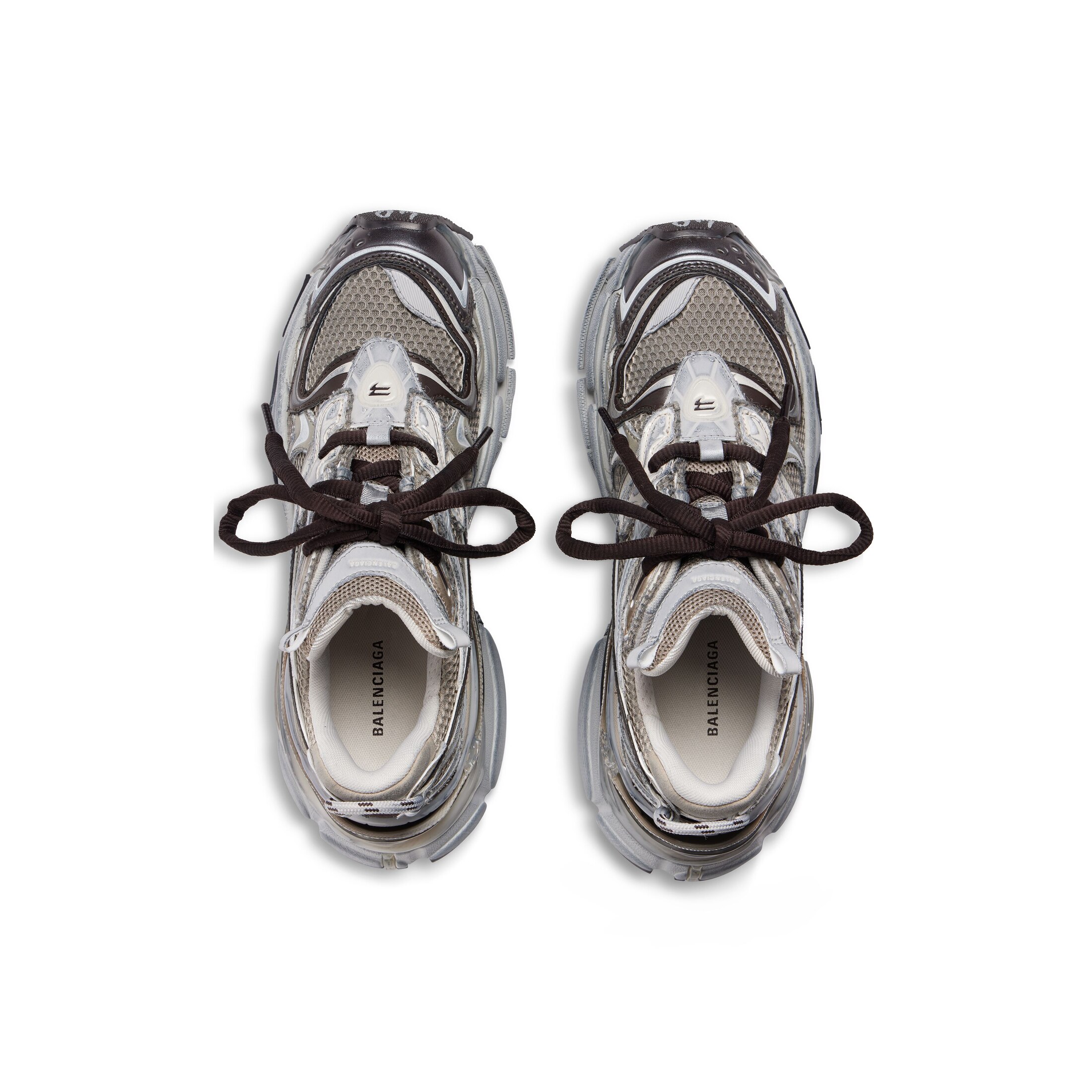 Men's Runner 2.0 Sneaker in Beige | Balenciaga US