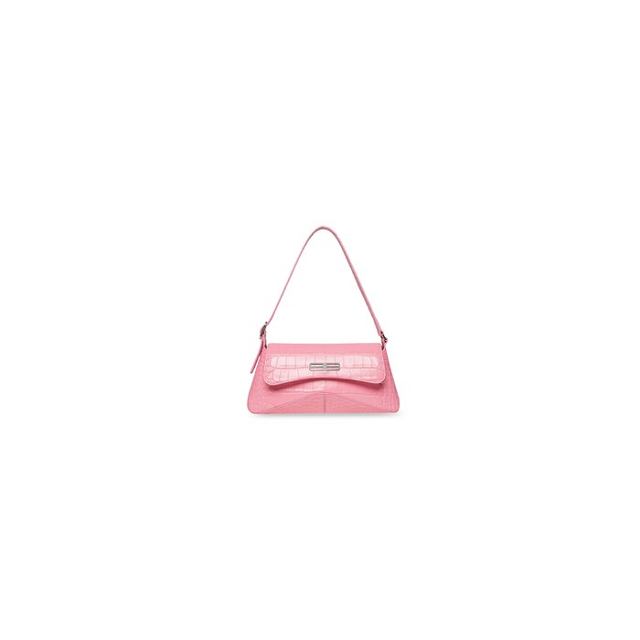 xx small flap bag crocodile embossed