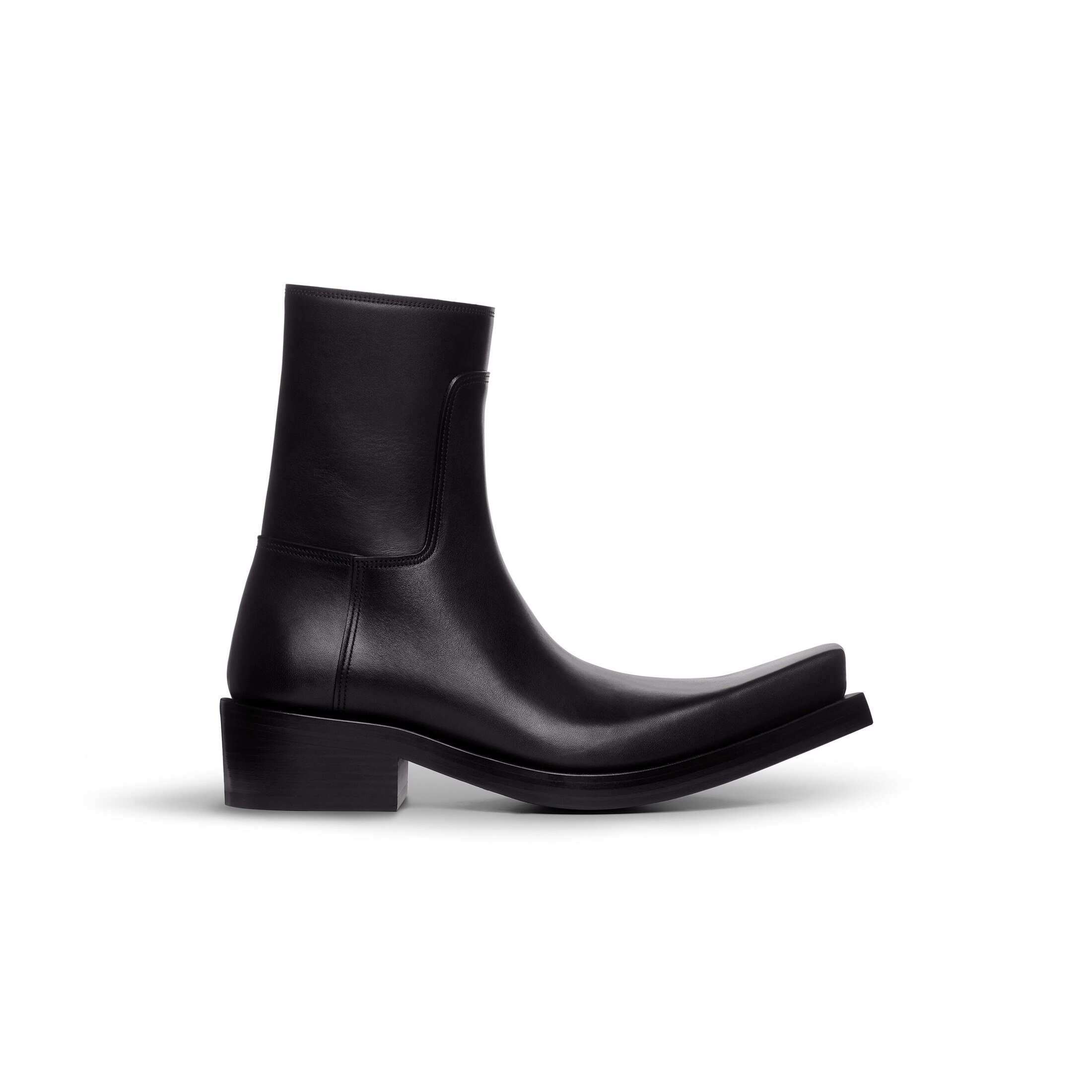 Balenciaga Santiago Bootie - Black - Man - 45 - Calfskin