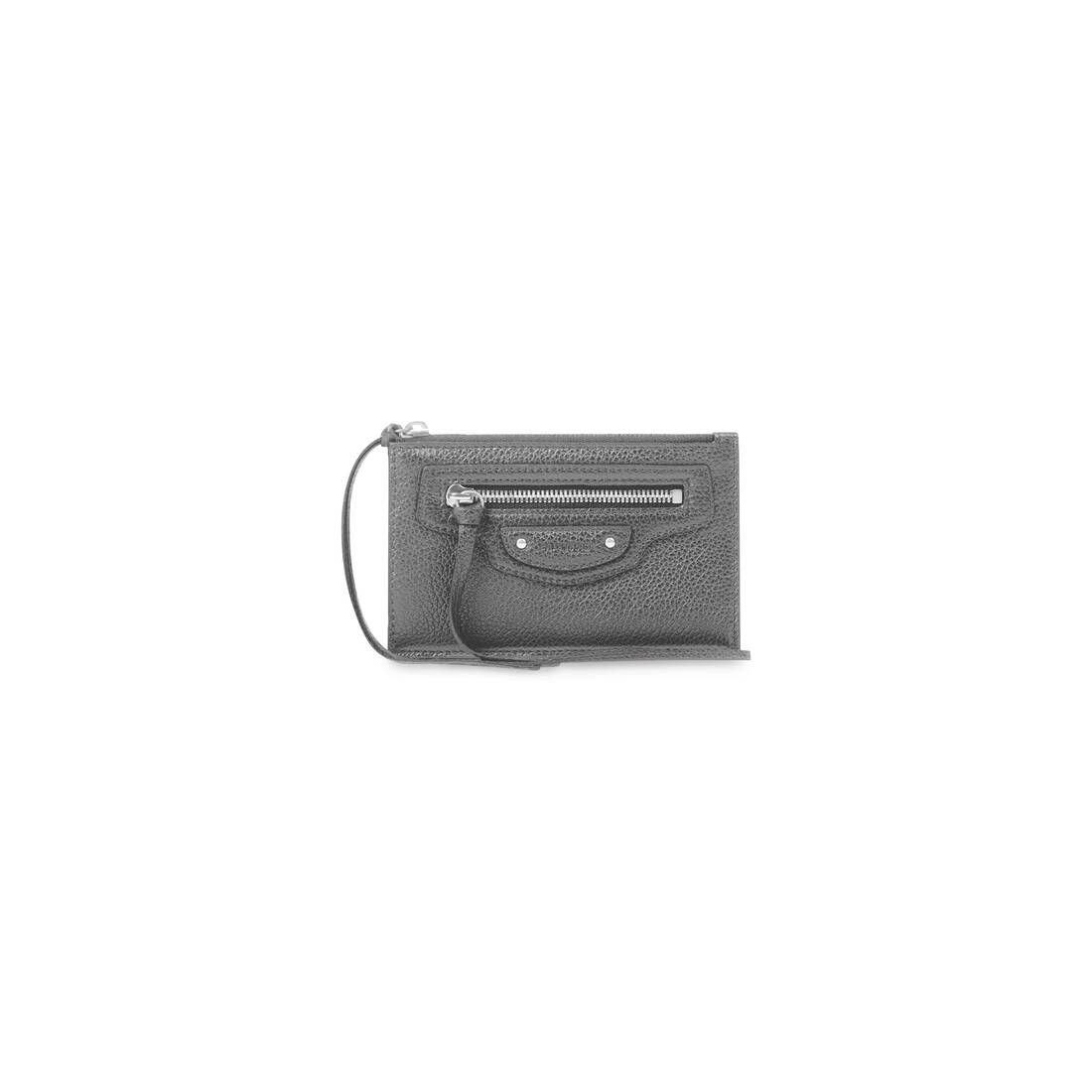 Women's Neo Classic Long Coin And Card Holder in Black/silver