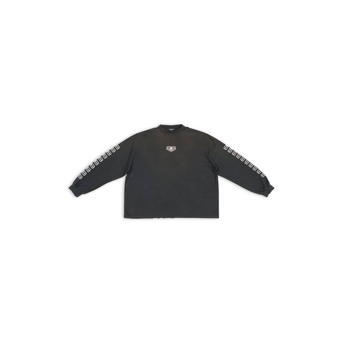 ブラック の メンズ Bb Paris Icon ロングスリーブ Tシャツ Oversized 
