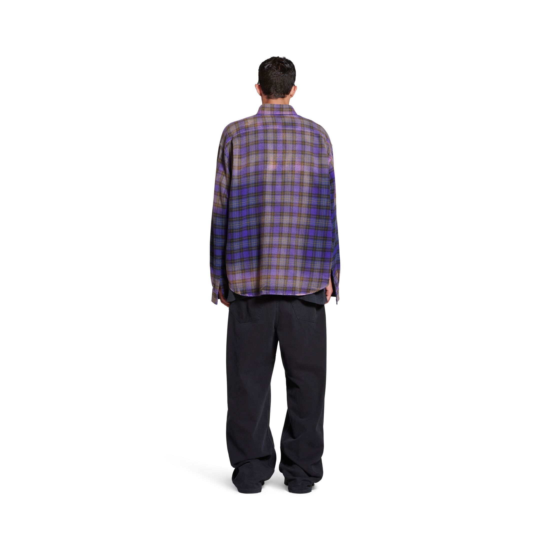 purple balenciaga shirt