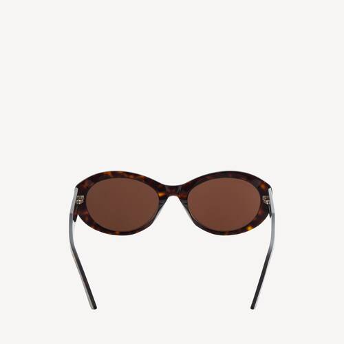 flat oval sunglasses