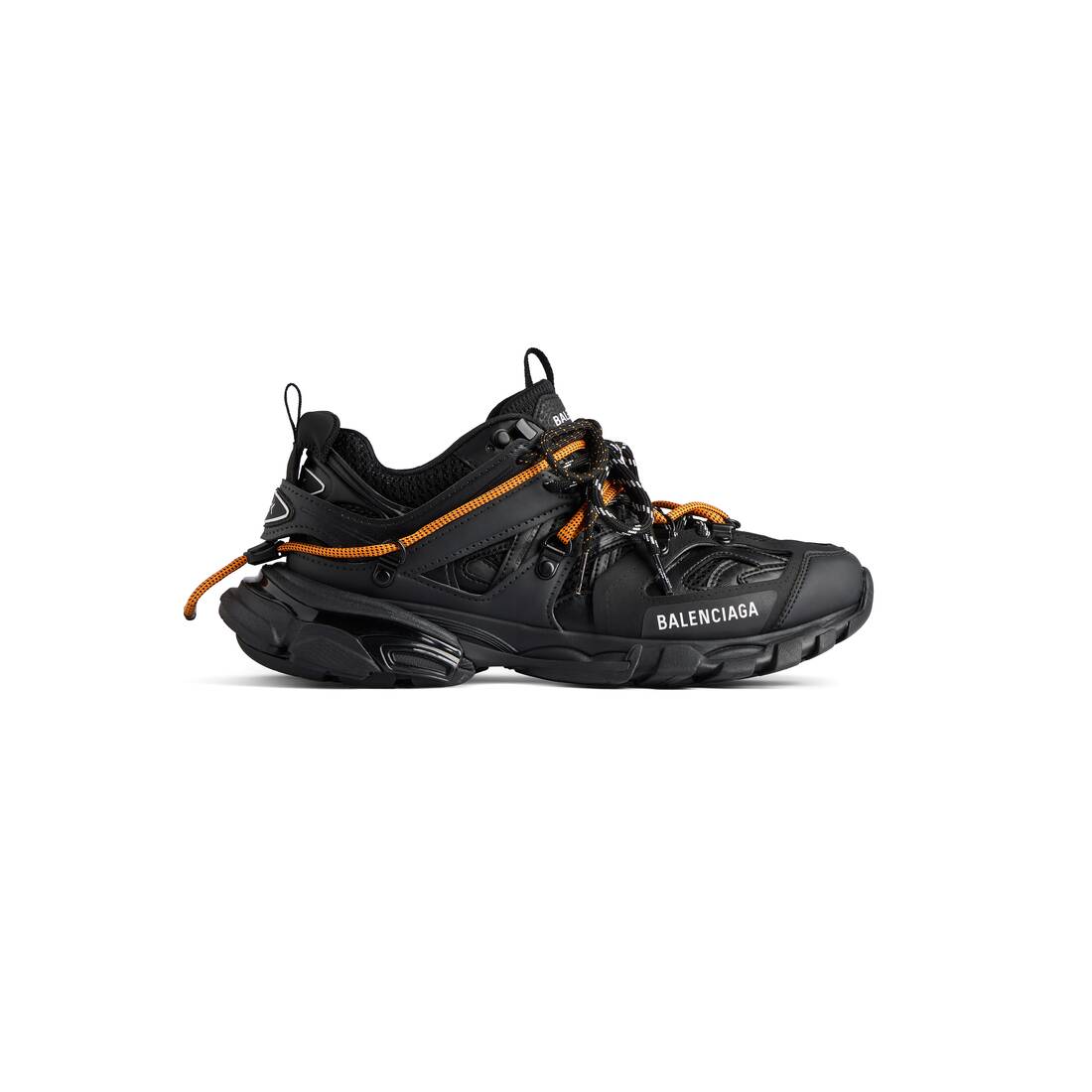 Men's Track Trail Laces Sneaker in Black/orange