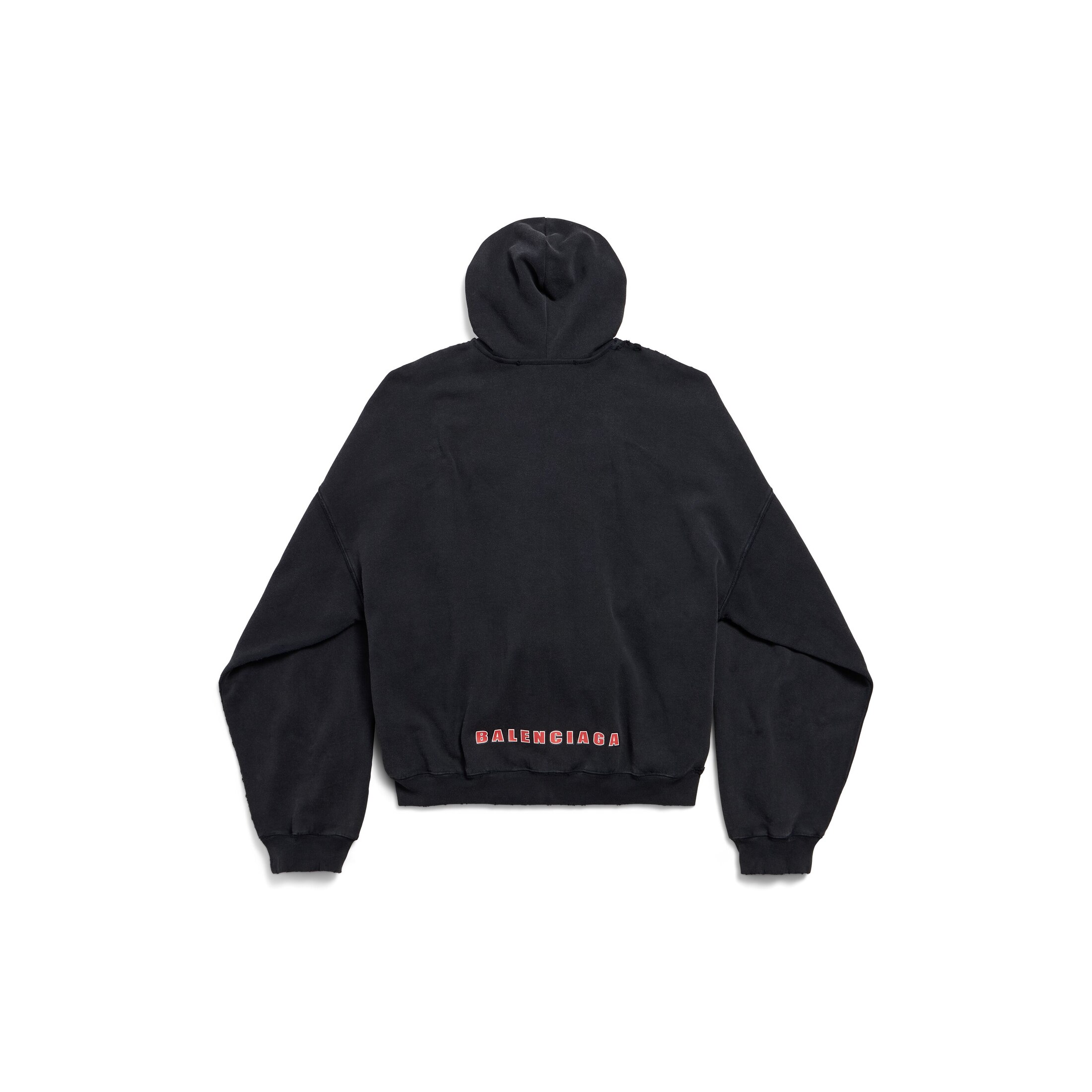 sponsor logos large zip-up hoodie