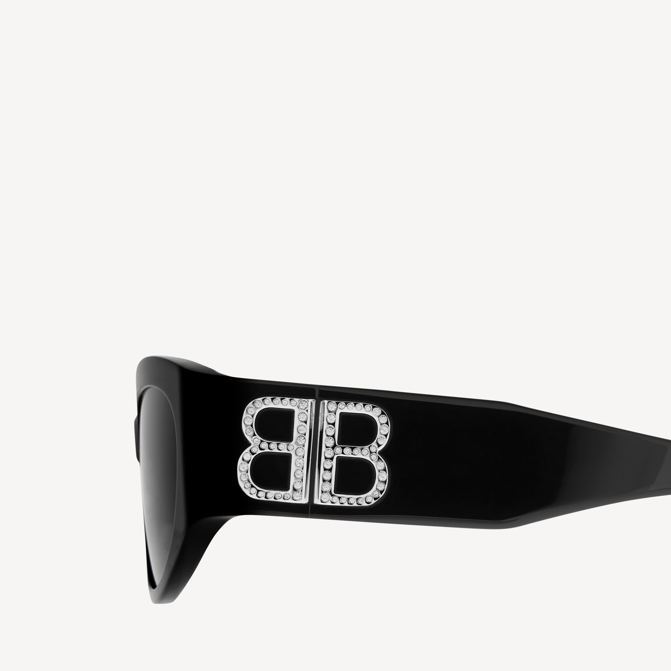 Balenciaga Women's Superbusy Round Sunglasses Black