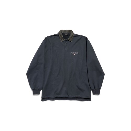 unity sport polo领长袖衬衫