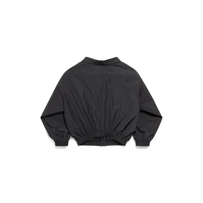 loop sports icon off shoulder jacket