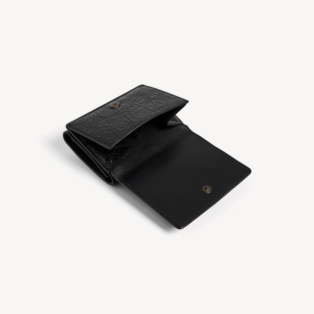 여성의 Le City Mini 지갑의 검은 색