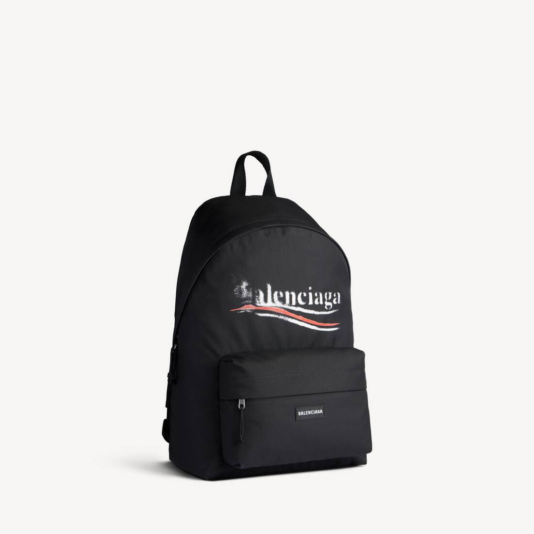 발렌시아가 남성 블랙 익스플로러 백팩 5032212AA291090