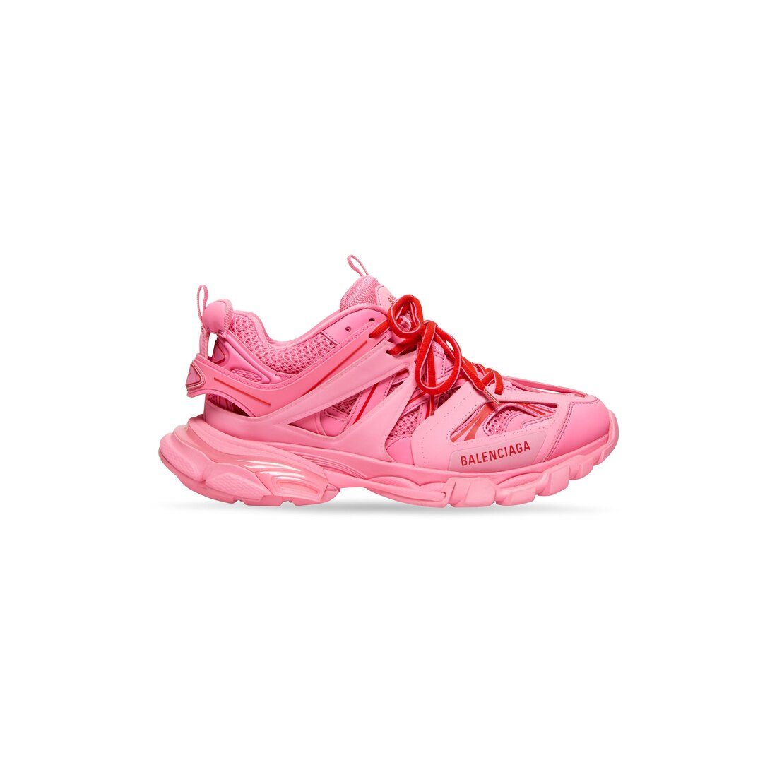 Women's Track Sneaker in Fluo Pink