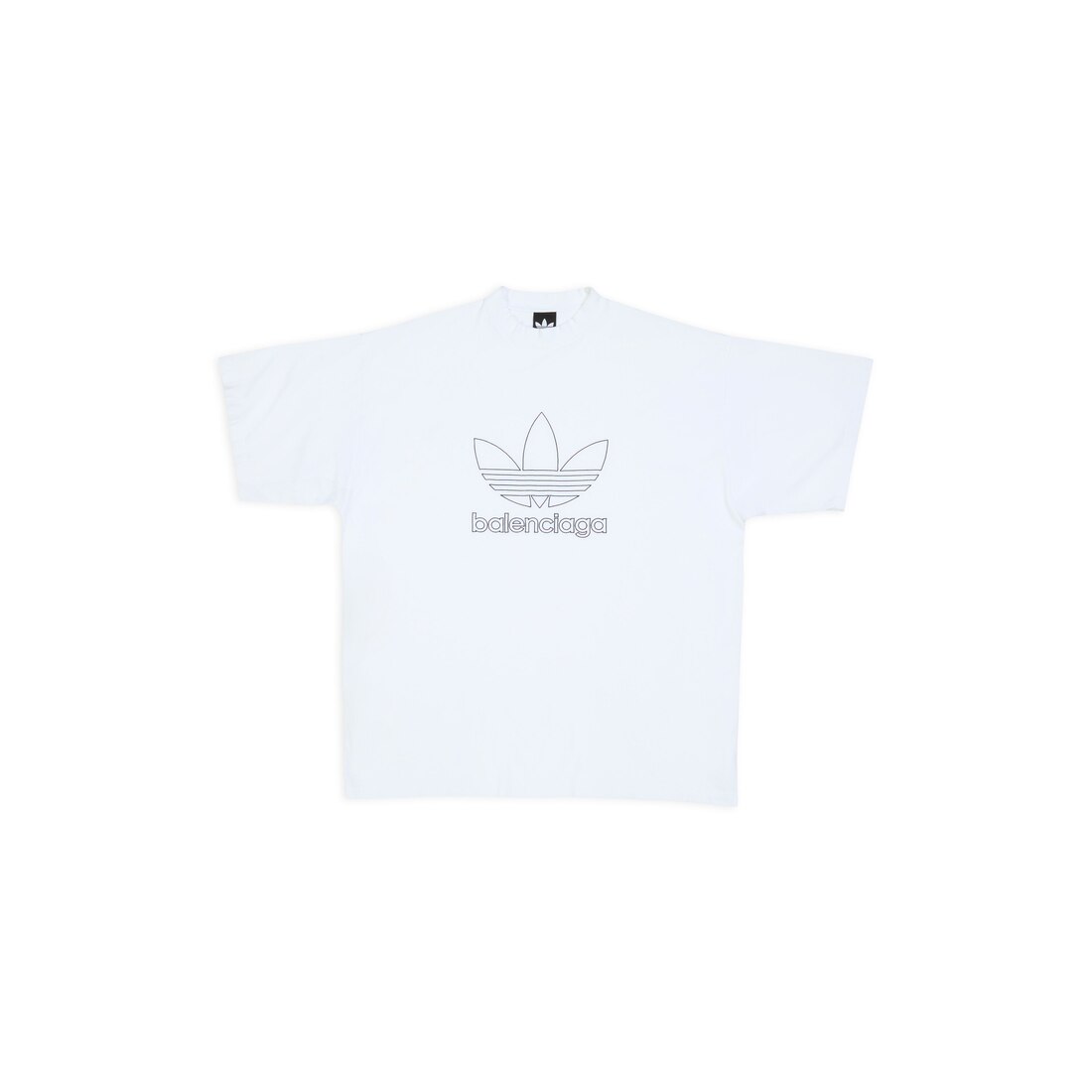 Balenciaga / Adidas オーバーサイズtシャツ で ホワイト