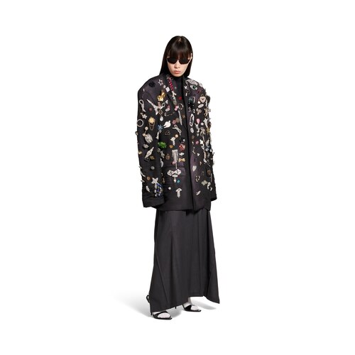 brooches tailored jacket