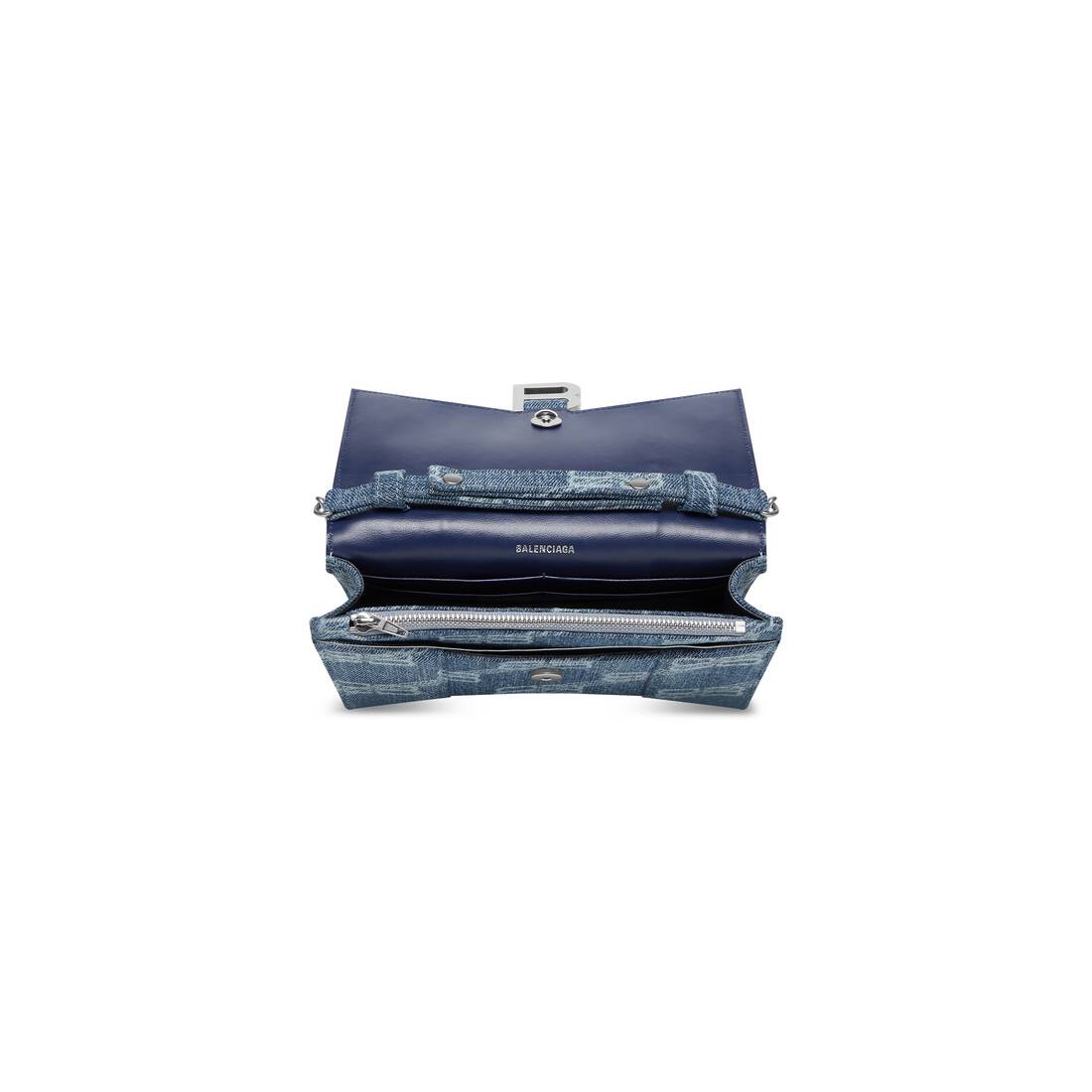 Balenciaga BB chain Medium in blue - New Leather ref.144493 - Joli