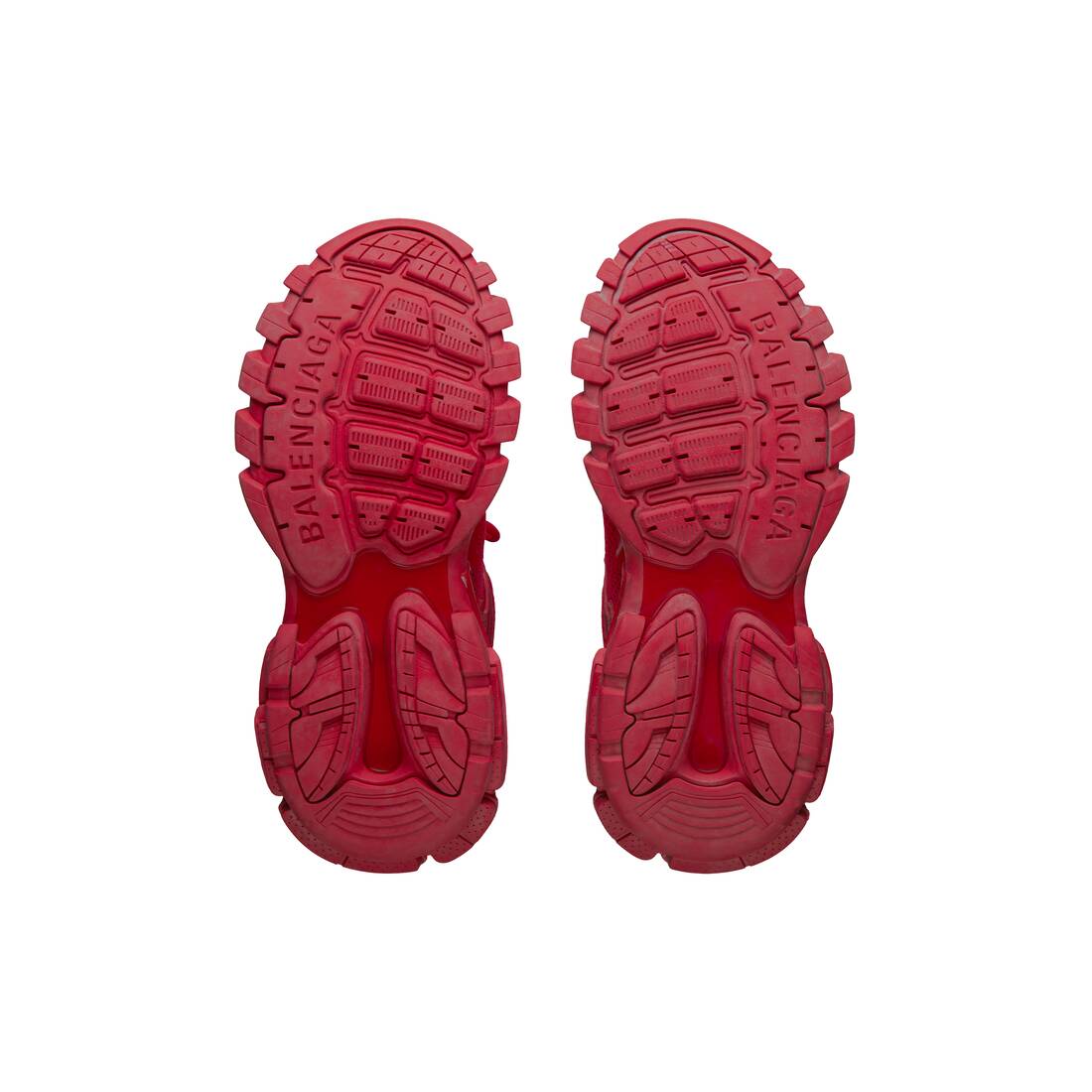 Shop Balenciaga Red Track Sneakers for Men
