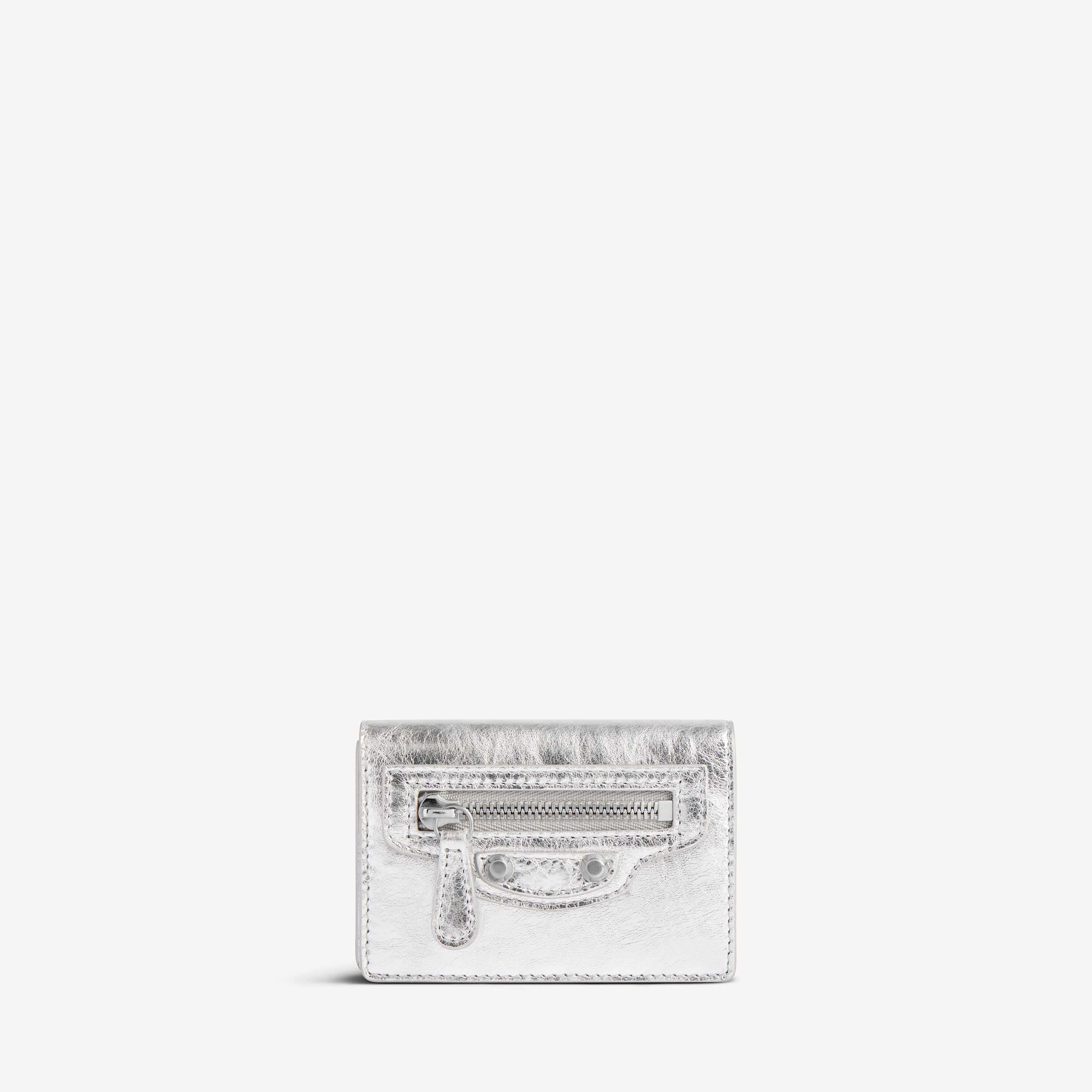 Women's Le City Mini Wallet in Silver