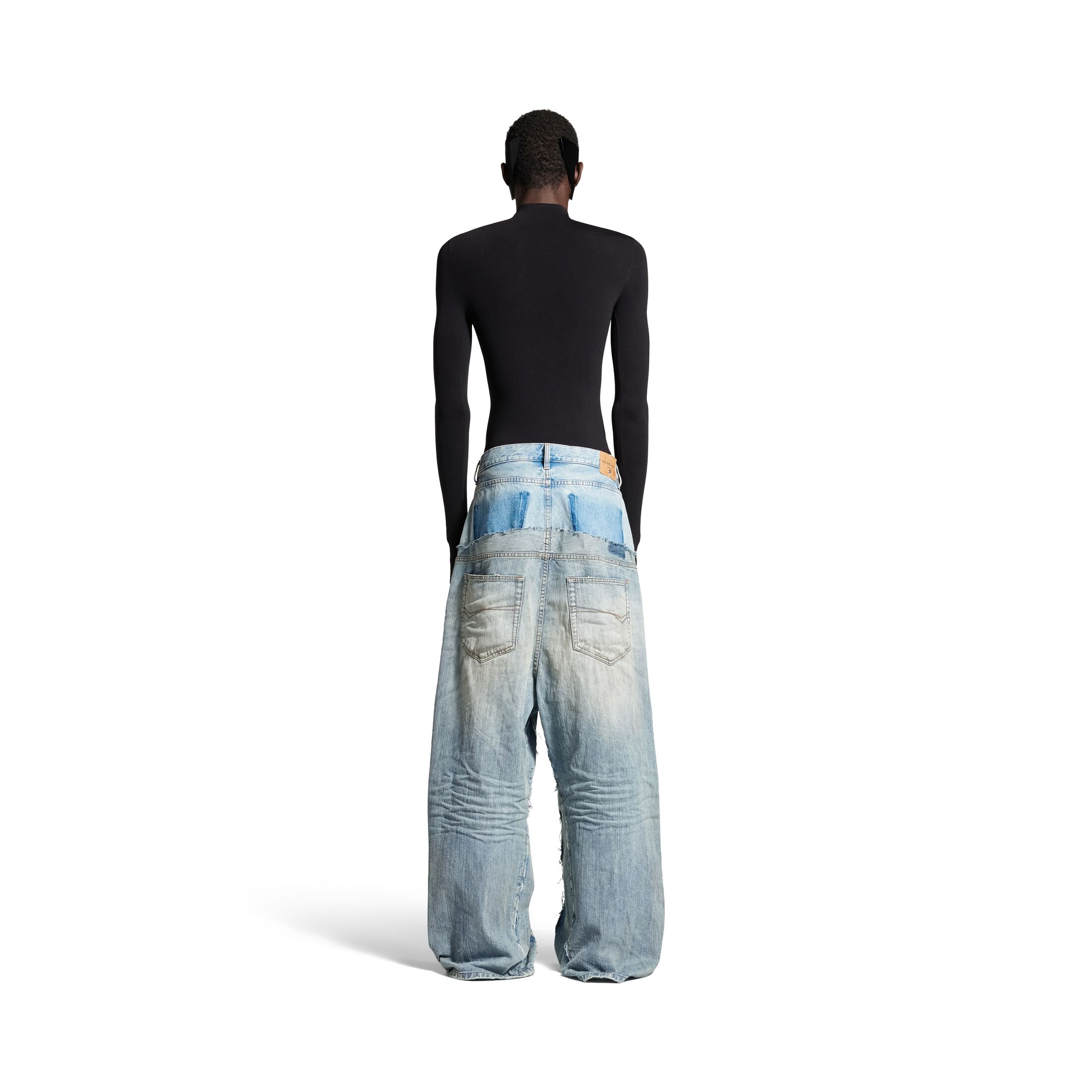 cut-up baggy pants