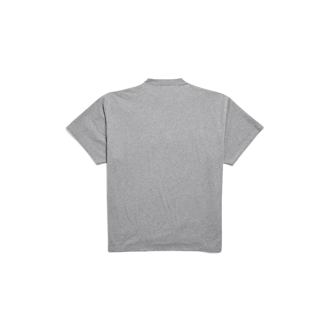 Men's Luxury Script Oversized T-shirt in Dark Heather Grey