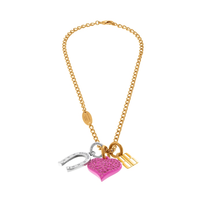 carousel horseshoe collector necklace