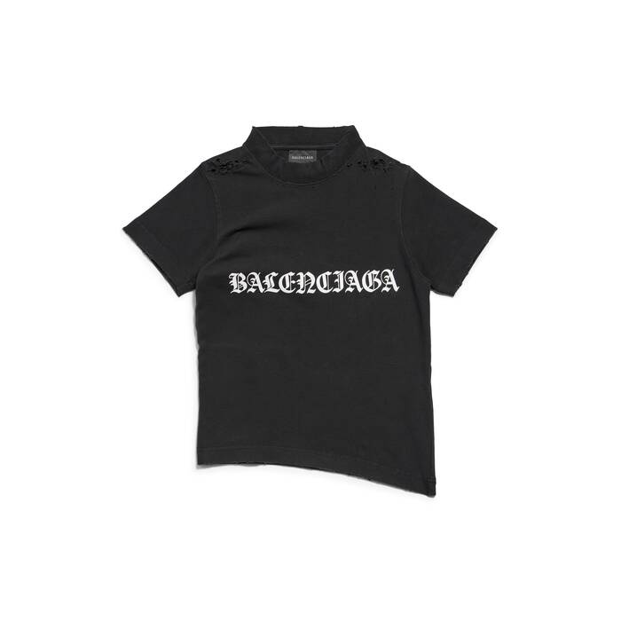 QC] BALENCIAGA ( Authentic Jersey Apparel ) T TEE SHIRT, color BLACK