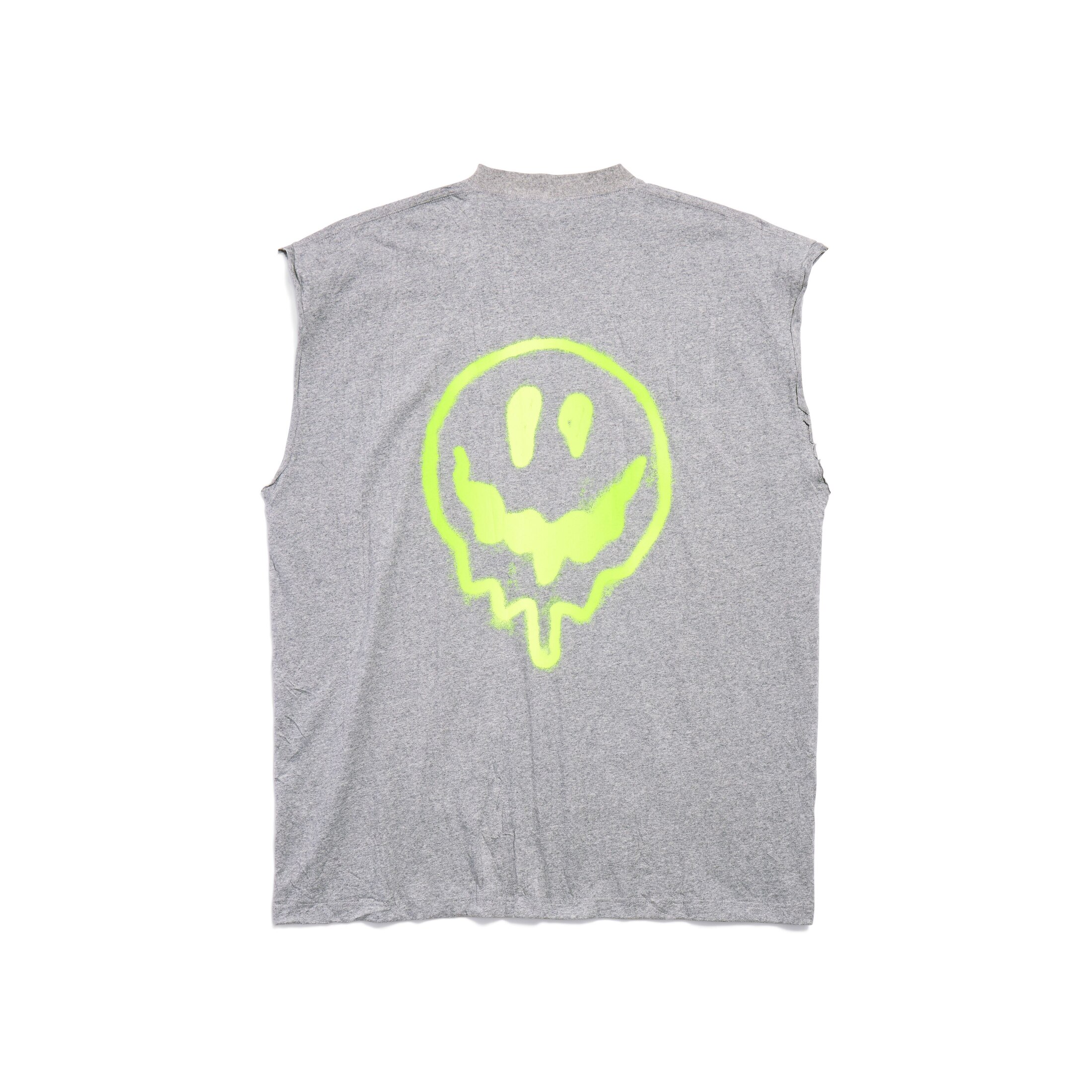 hi there + dripley sleeveless t-shirt