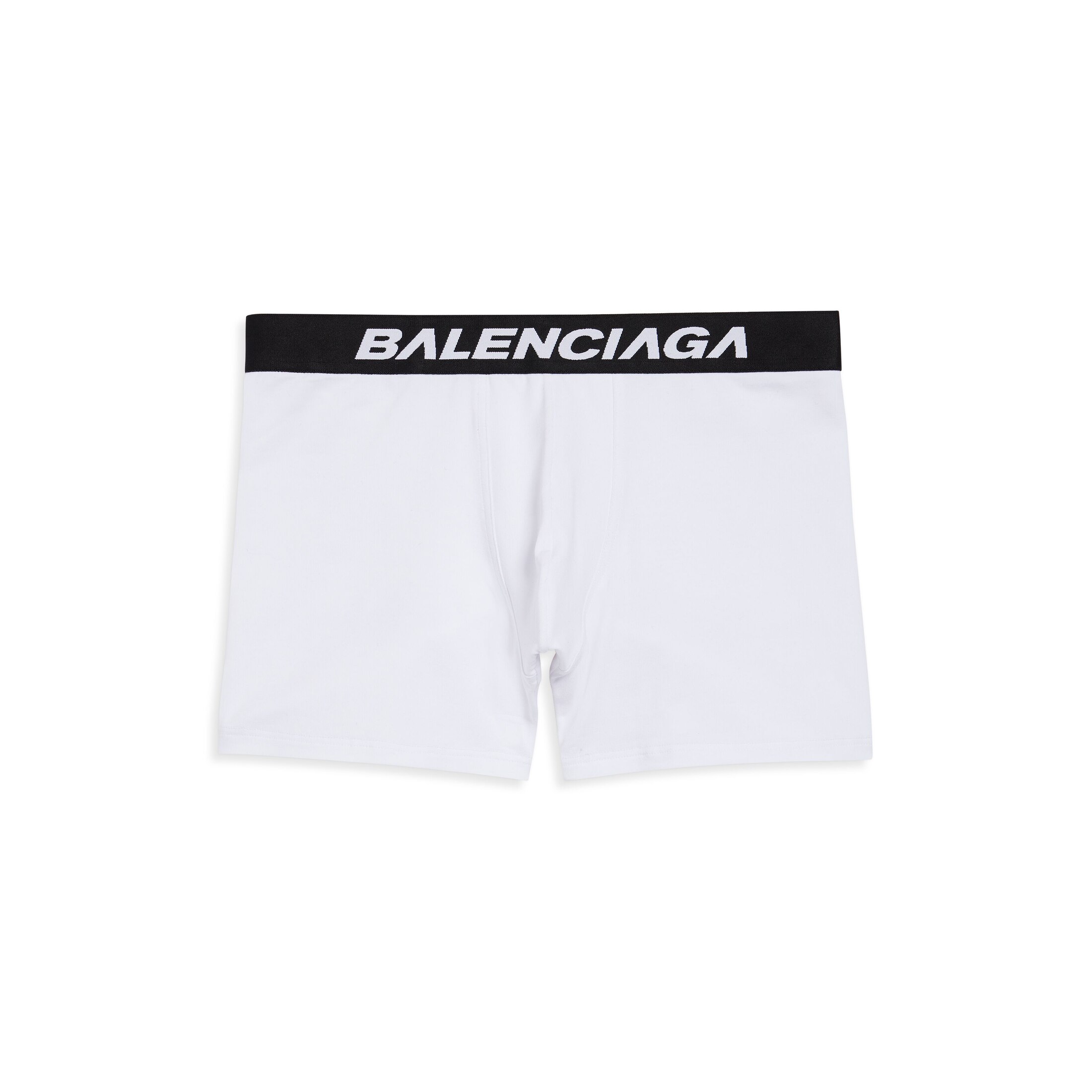 Balenciaga Racer Boxer Briefs - White - Men's - - Cotton & Elastane