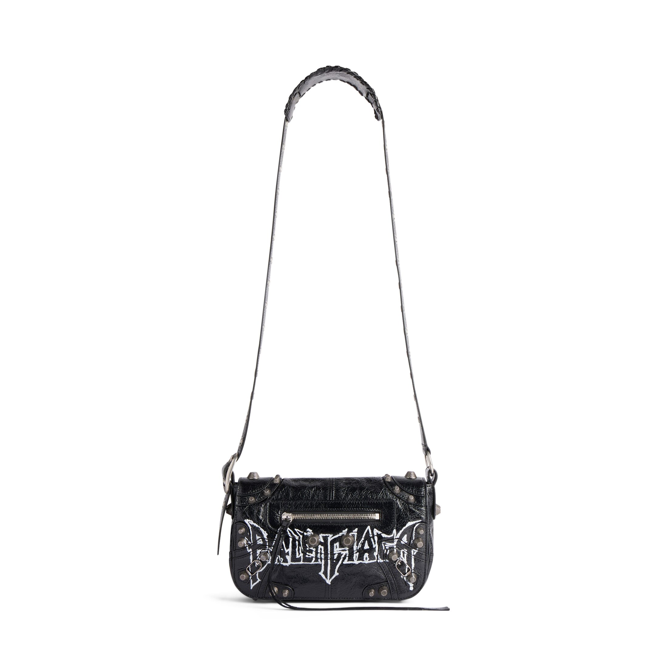 Balenciaga Le Cagole XS Flap Bag DIY Metal - Black - Man - Lambskin