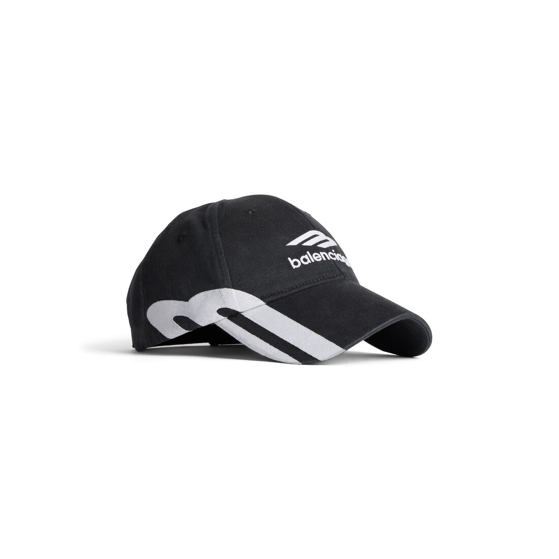 Men's 3b Sports Icon Cap in Black/white | Balenciaga US