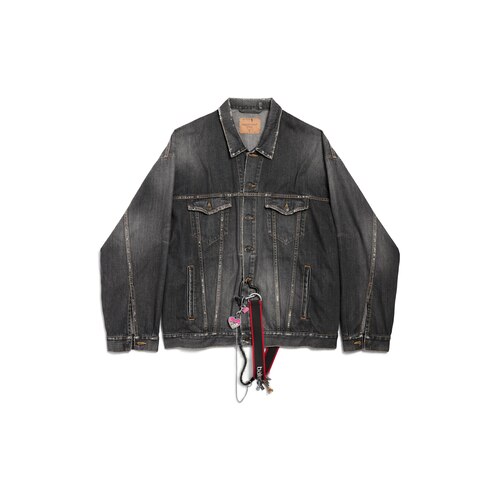 oversized charms denim jacket