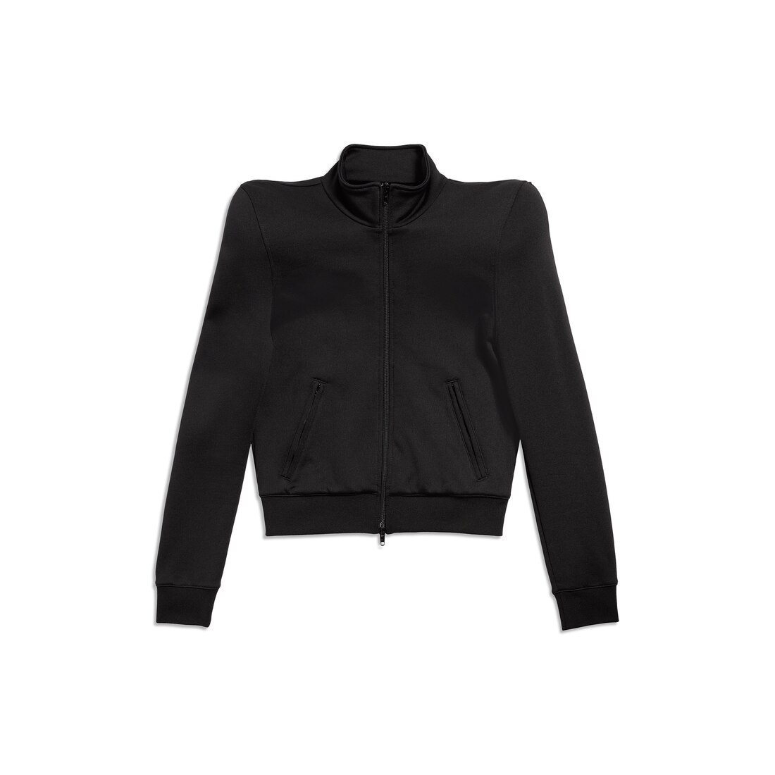 3B Sports Icon leather track jacket in black - Balenciaga