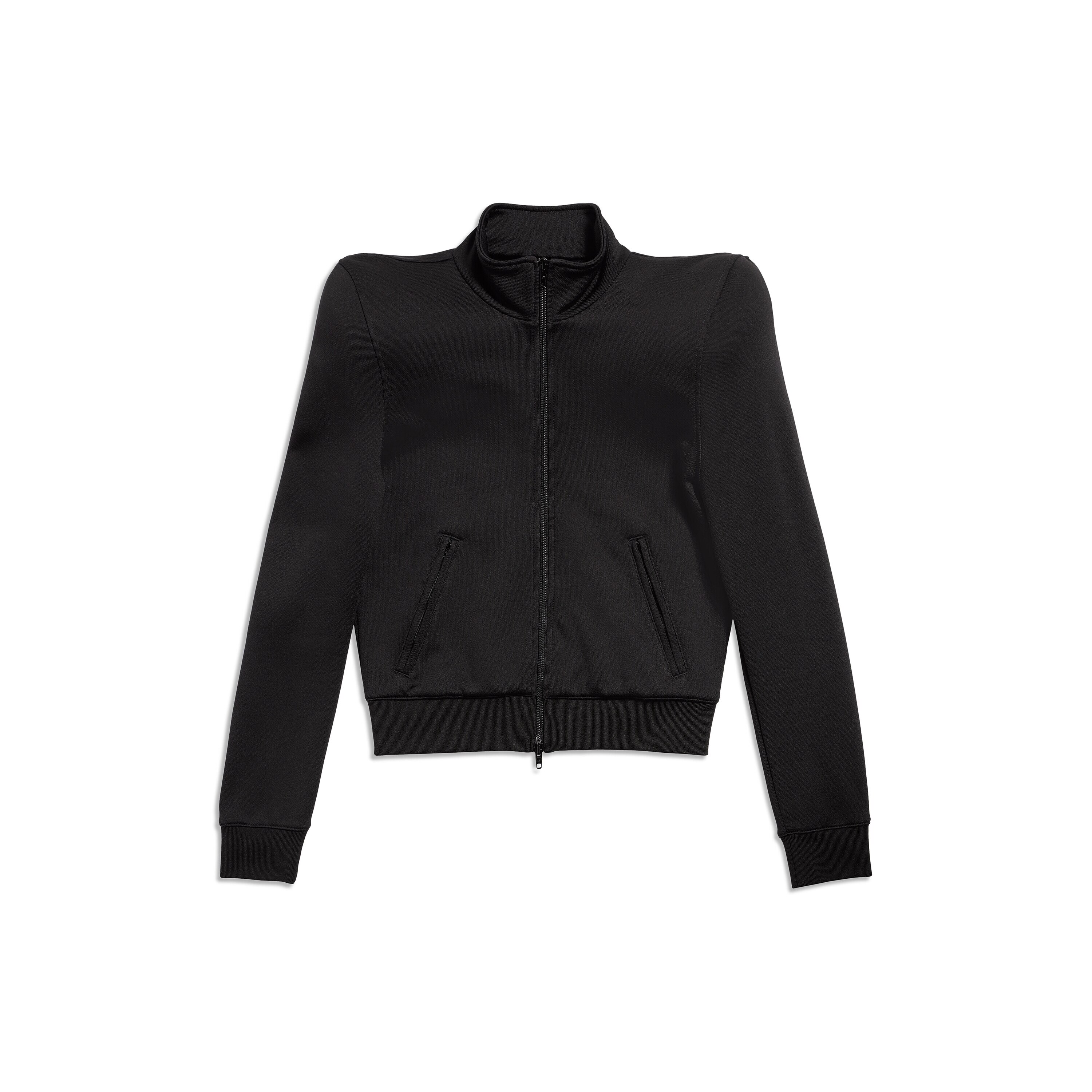 3b Sports Icon Round Shoulder Jacket in Black/white | Balenciaga US